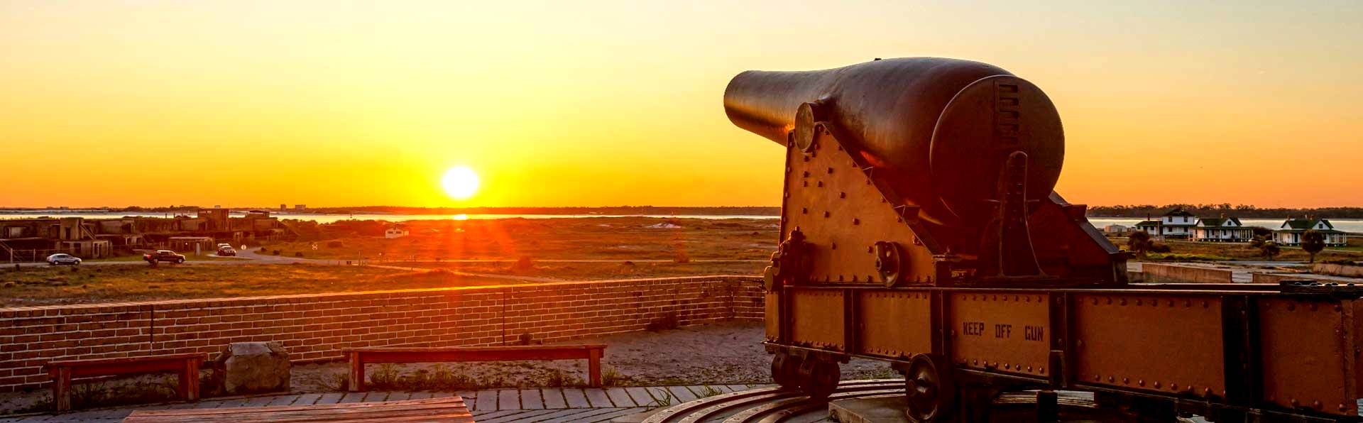 Old Cannon Gun at Fort Pickens