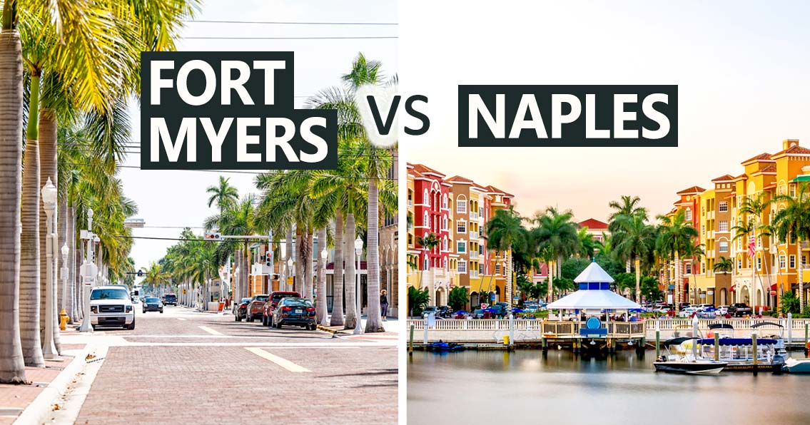 Fort Myers vs Naples skyline images
